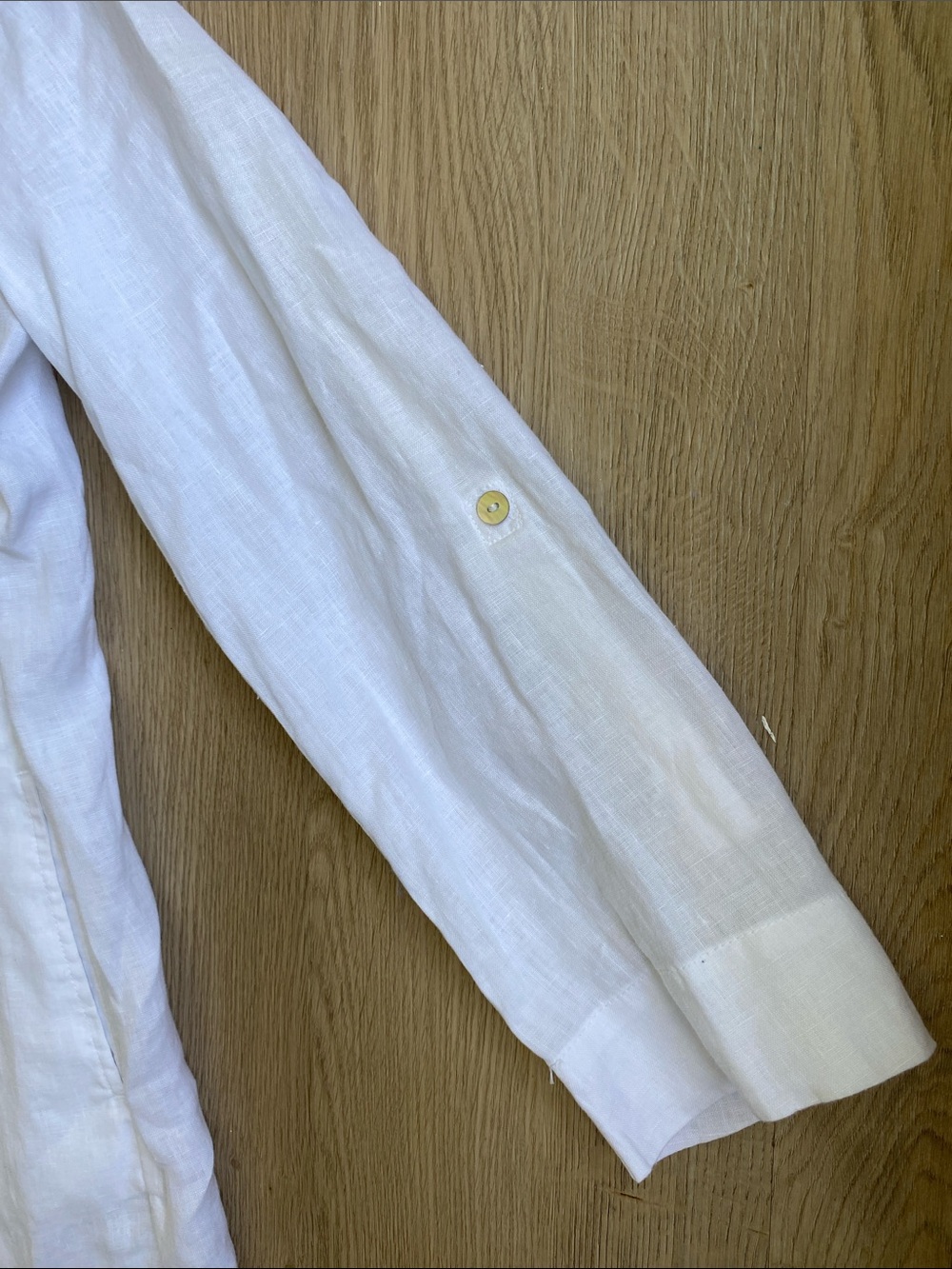 Christian Siriano New York White 100% Linen Blazer Jacket Size M - Picture 5 of 11